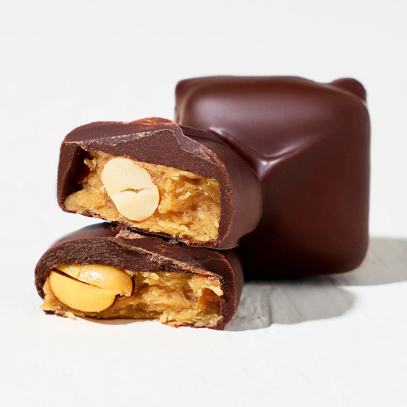 Peanut Butter Brittle Bonbons