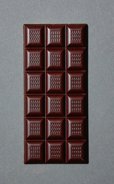 Chocolate bar unwrapped