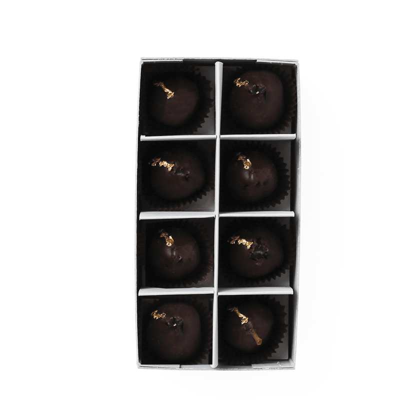 Dandelion Chocolate Chocolate-Dipped Fig Truffles