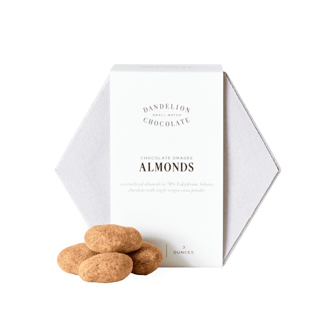 Chocolate Dragée Almonds – Dandelion Chocolate
