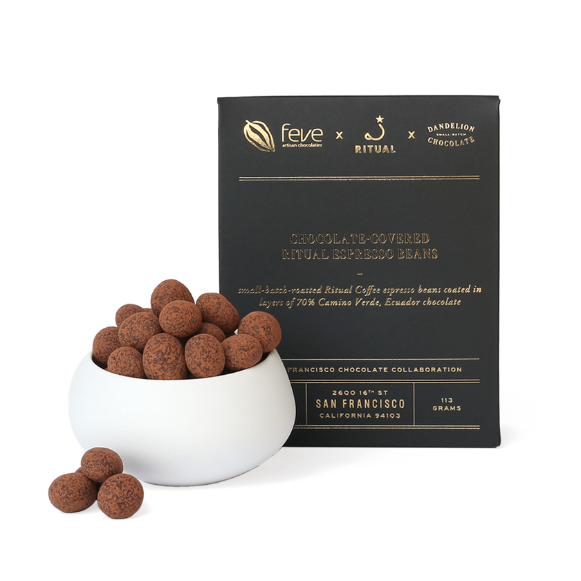 Feve Collaborator Chocolate-Covered Espresso Beans