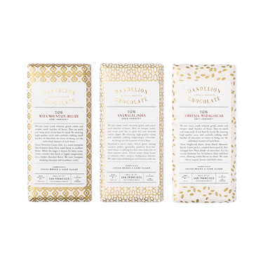 Dandelion Chocolate Bar Trio: Epicurean