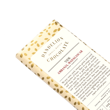 Dandelion Chocolate Chocolate Bar Ambanja, Madagascar 70% Single-Origin Chocolate Bar