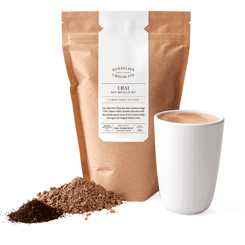 Dandelion Chocolate Gift Chai Hot Chocolate Mix - Large