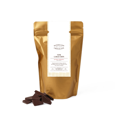 Dandelion Chocolate Large Chips 70% Large Chips Ransiki, Indonesia