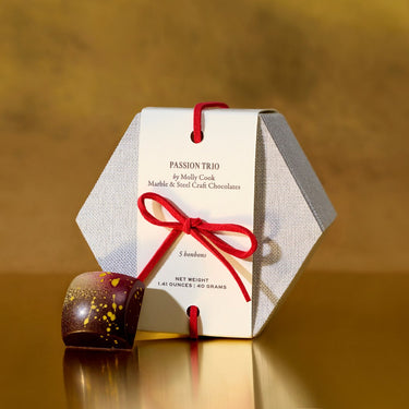 Dandelion Chocolate Passion Trio Bonbons - Marble & Steel