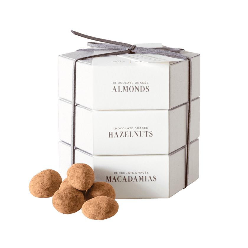 Dandelion Chocolate Signature Dragée Trio