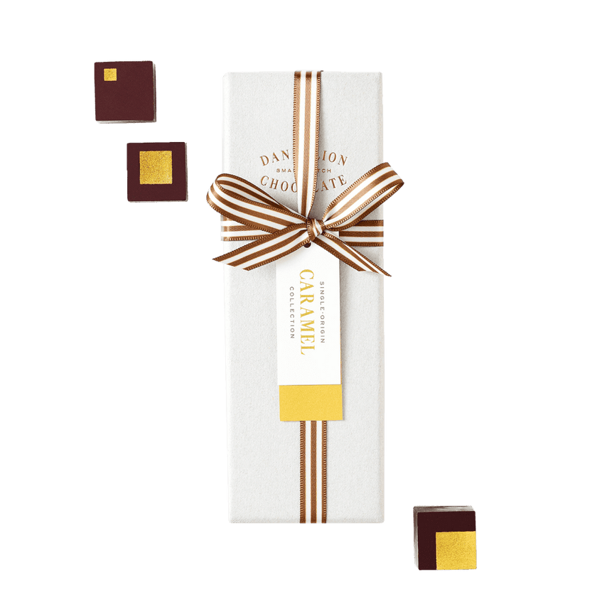 Dandelion Chocolate Single-Origin Caramel Collection: 5 piece