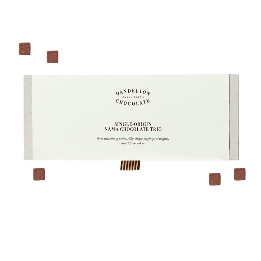 Dandelion Chocolate Single-Origin Nama Chocolate Trio