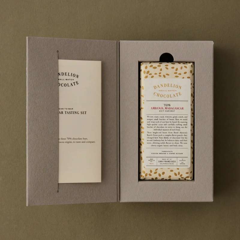 Dandelion Chocolate Wrapped Six-Bar Gift Set