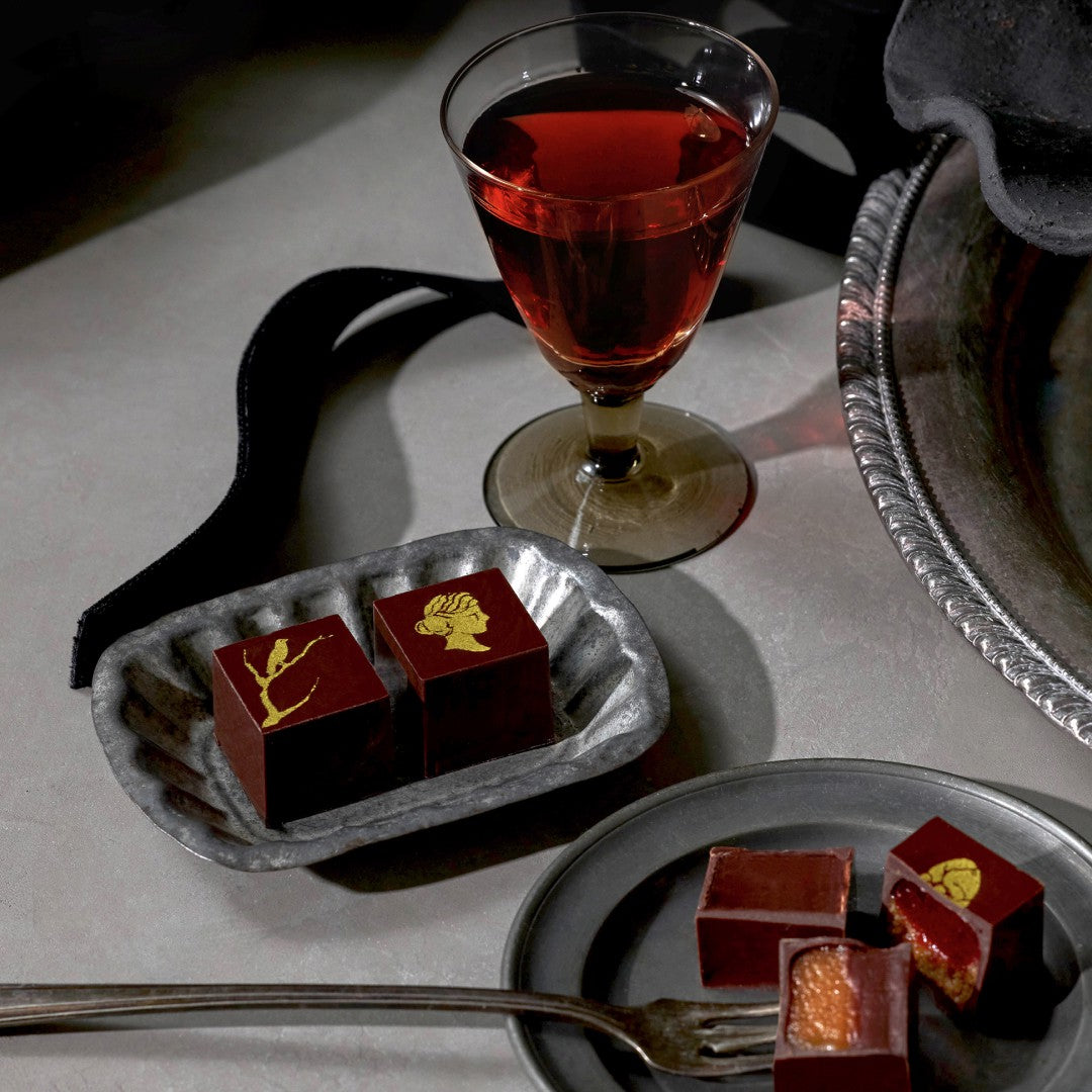 Raven Collection chocolatier quote - cordial and bonbons