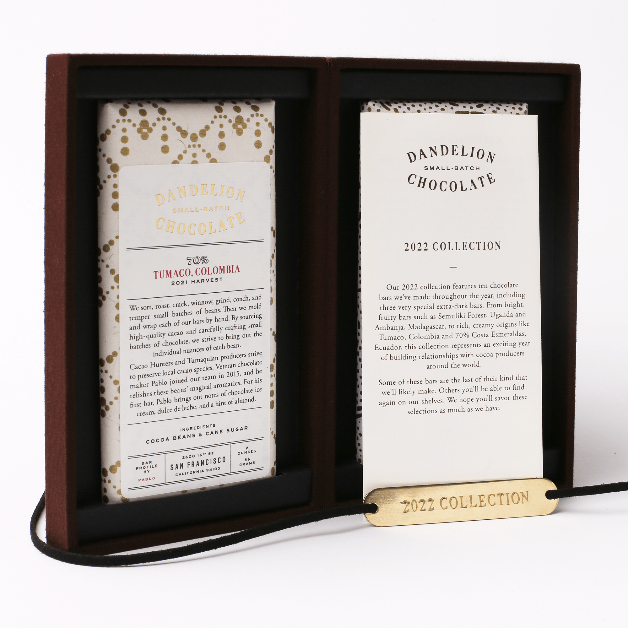 Dandelion Chocolate 2022 Annual Collection Box