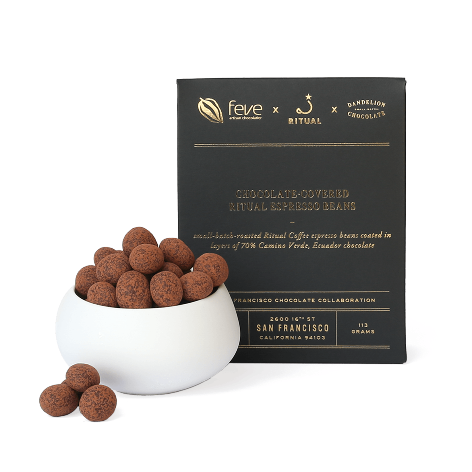 Feve Collaborator Chocolate-Covered Espresso Beans